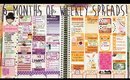 6 Months of Weekly Spreads ♡ Erin Condren Life Planner