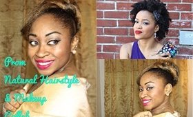 GRWM: Prom Natural Hairstyle & Makeup Collab w/ SimplyCin