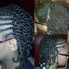 braids with two hand twist on natural kids hair