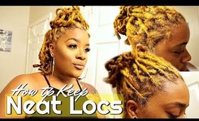 HOW TO KEEP LOCS NEAT IN BETWEEN RETWISTS