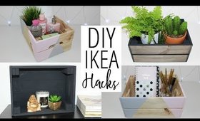 DIY Ikea and Pinterest Inspired Hacks - Crate Storage Ideas | Ep 4