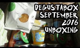 Degustabox September 2016 Unboxing