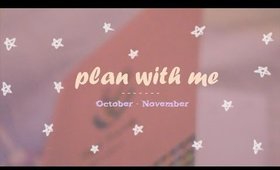 Plan with me ~ October / November + my third year schedule | Reem