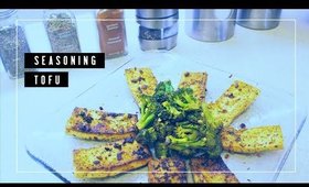 VEGAN STOP MOTION RECIPE #1 / Garlic Herb Lemon Tofu