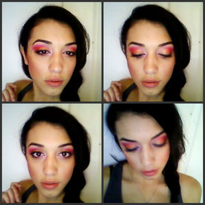 Beautiful brights! pink,orange,white &gold 