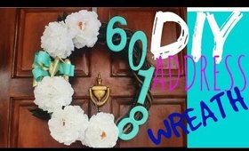 DIY: ADDRESS WREATH