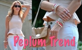 How to Wear the Peplum Trend