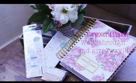 BRAND NEW Purposeful Planner walkthrough!  | Holly Floral Weekly Layout