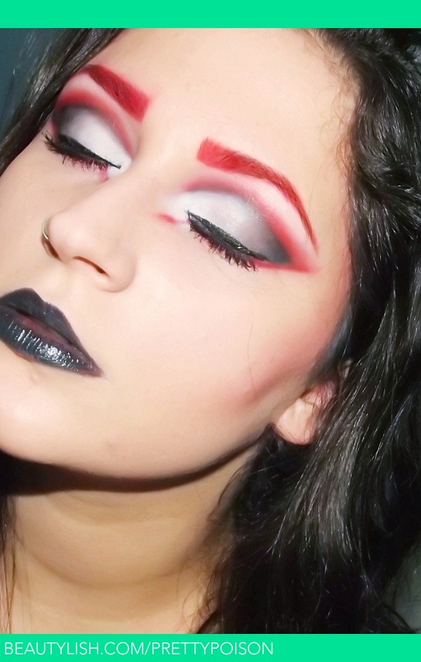 Red black and white makeup!, Pretty P.'s (Prettypoison) Photo