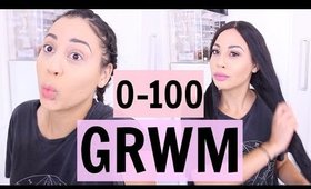 From 0-100 | Hair + Makeup + OOTD | GRWM