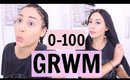 From 0-100 | Hair + Makeup + OOTD | GRWM