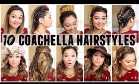 10 COACHELLA HAIRSTYLES | JaaackJack