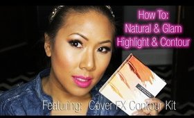 New Cover FX Contour Kit & How To:  Natural vs Dramatic Highlight/Contour Tutorial