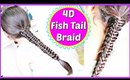 How To Do A 3D/4D Fish Tail Braid