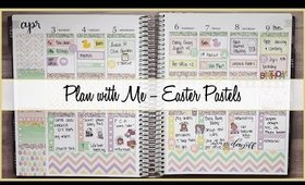 Plan with Me | Easter Pastels (Erin Condren Vertical)