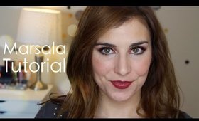 How to Wear Marsala Tutorial | Bailey B.