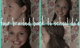 Four Braided Back to School Do's