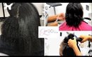 Beautiful Curls on transitioning hair!! NO COMB OUT!!!