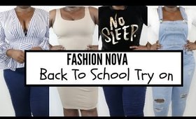 Fashion Nova Back To School Try On Haul