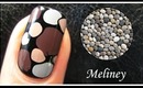 EASY PEBBLE NAIL ART TUTORIAL | NO TOOLS REQUIRED HOW TO BASICS STONE DESIGN TECHNIQUE BEGINNERS