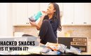 HACKED SNACKS FIRST IMPRESSION | HEALTHY PROTEIN SNACKS MUKBANG | PFC BALANCED FOOD | ADRIANA LATELY