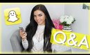 Snapchat Q&A