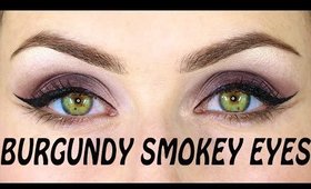 Burgundy Eyes | Subtle Double Liner Makeup Tutorial.