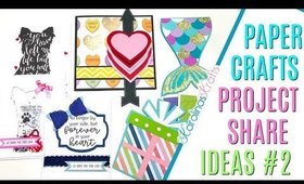 Paper Crafts Project Share ft Handmade Cards incl Pet Sympathy, Valentines Day, and Mermaid Card #2