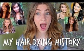 My Hair Dying History