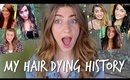 My Hair Dying History