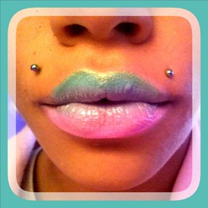 My pastel colored Easter lips!