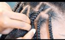 How To Do Knotless Box Braids (Small Braids + Chunky Braids) | Ambrosia Malbrough