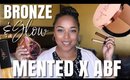 MELANIN APPROVED COLLAB! | REVIEW + DEMO Mented X ABF BRONZE & GLOW COLLECTION | MelissaQ