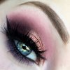 Glimmering Copper & Smoked Out Intensive Purple Makeup Tutorial