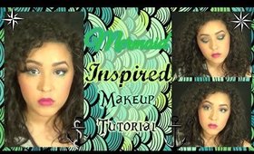 Mermaid Inspired Makeup Tutorial (NoBlandMakeup)