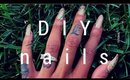 DIY: FAKE Nails at Home (NO ACRYLIC) | J DEVINCI