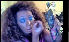 Sugarpill and Coastal scent  Inspired Fashion Model eye tutorial