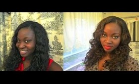 Tutorial: Bantu Knots on The Virgin Hair Fantasy Brazilian Curly