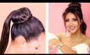 ★ CUTE BUN into PUFF PONYTAIL 💗 COLOR UPDATE💗 EVERYDAY HAIRSTYLES BRAIDS UPDO for Long 💗 Medium HAIR