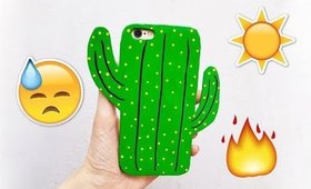 DIY Cactus Phone Case