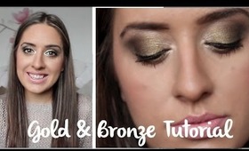 How To: Gold & Bronze Smokey Eye Tutorial