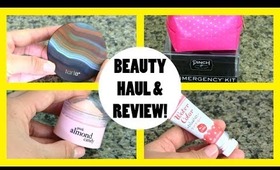 Beauty Haul & Review: Tarte Amazonian Clay Foundation, Philosophy, Sephora, Imomoko