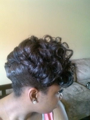 Updo with a twist