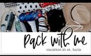 Pack with Me for our Anniversary Trip to St. Lucia!