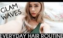 EVERYDAY HAIR ROUTINE IN JAPAN | Hollywood glam waves