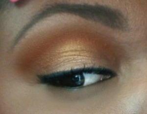 MAC Bronze 
Peanut Butter color Eyeshadow