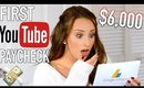 My First YouTube Paycheck | How To Make Money On YouTube