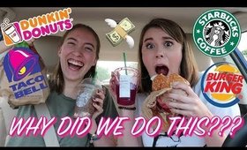 LETTING THE PERSON IN FRONT OF ME DECIDE WHAT I EAT CHALLENGE *HILARIOUS*