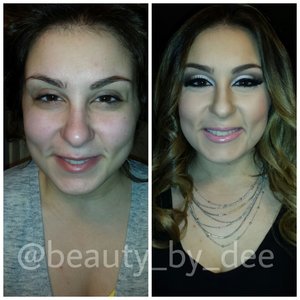 here's a makeover I did on my clean for her graduation 