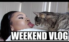 WEEKEND VLOG | Ep. 9 Kissed a Cat, Valentine's Day, Stranded in Snow Storm!